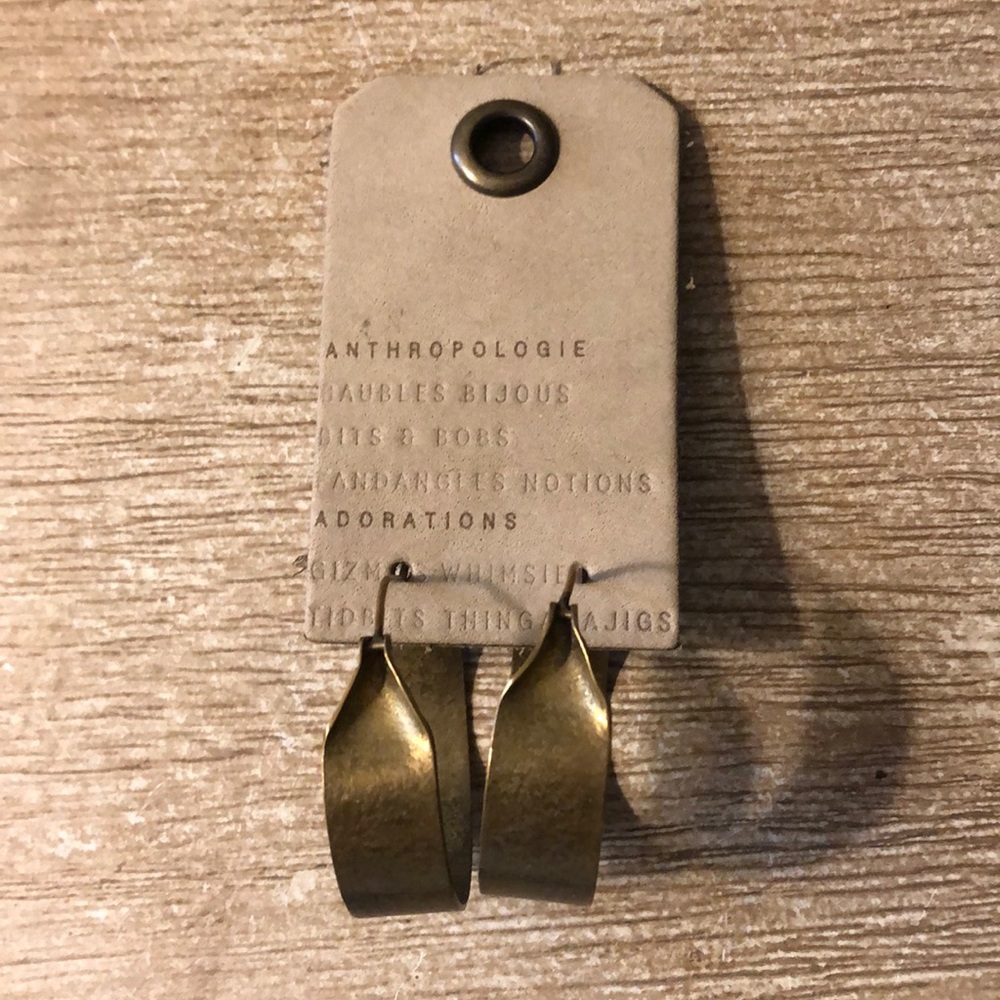 Anthropologie Hoop Earrings- NWOT